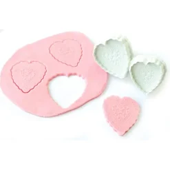 Découpoirs Éjecteurs Coeurs Brodes Patisdecor (X 3)>Cerf Dellier Outlet