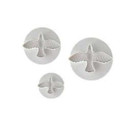 Découpoirs Éjecteurs Colombes Patisdecor (X 3)><noscript><img width=