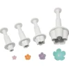 Découpoirs Éjecteurs Fleurs Assortis Pme (X 4)>Cerf Dellier Outlet