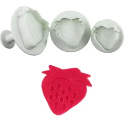 Découpoirs Éjecteurs Fraises Patisdecor (X 3)>Cerf Dellier Discount