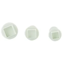 Découpoirs Éjecteurs Mini Carres Patisdecor (X 3)>Cerf Dellier New