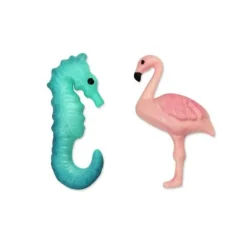 Découpoirs Relief Flamant Rose Et Hippocampe (X2)><noscript><img width=