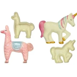 Découpoirs Relief Licorne Et Lama (X2)>Cerf Dellier Clearance