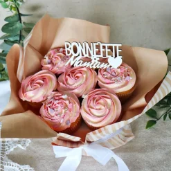 Decor Bonne Fete Maman Sur Pique Patisdecor (X2)>Cerf Dellier Best