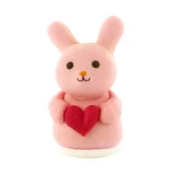 Decor Comestible Lapin Rose Coeur 4,5 Cm>Cerf Dellier Online