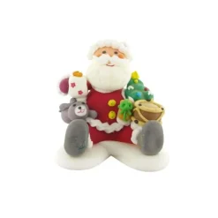 Decor Comestible Pere Noël Assis>Cerf Dellier