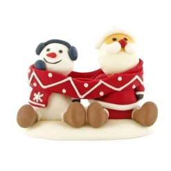 Decor Comestible Pere Noël Et Bonhomme De Neige Echarpe>Cerf Dellier New