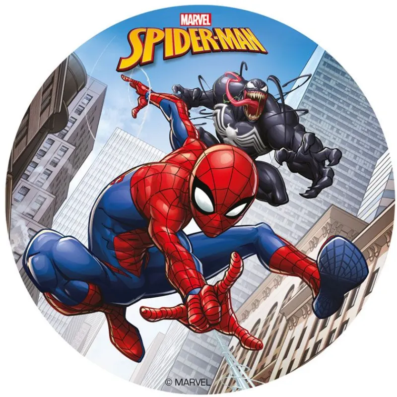 Disque Gateau En Azyme Spiderman 15,5 Cm>Cerf Dellier Discount