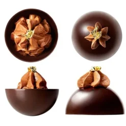 Cerf Dellier Halal*Domes De Chocolat Noir Mona Lisa (X28)