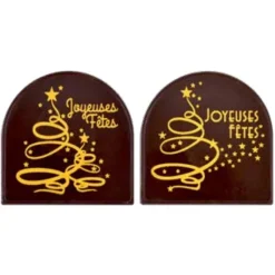 Embouts Bûchettes Chocolat Joyeuses Fêtes (X56)>Cerf Dellier Discount