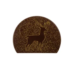 Embouts De Bûches Chocolat Silhouette Renne (X40)>Cerf Dellier Online