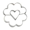 Cerf Dellier Emporte-Pièces Et Découpoirs*Emporte-Piece Fleur Coeur Central 5 Cm
