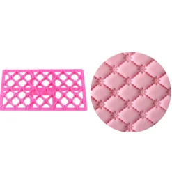 Empreinte Effet Matelasse Petites Fleurs Patisdecor>Cerf Dellier