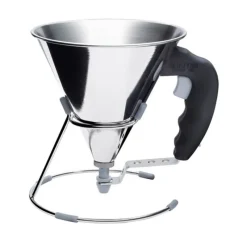 Entonnoir A Piston Avec Pied 0,8 L. Inox Kwik>Cerf Dellier Outlet