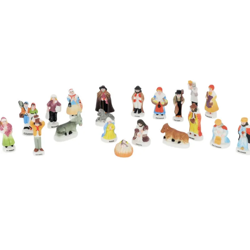 Feves Santons Creche Provencale (X100)>Cerf Dellier Clearance