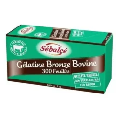 Cerf Dellier Gélatines Et Gélifiants*Gelatine Halal En Feuilles Qualite Bronze 1 Kg