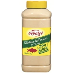 Cerf Dellier Gélatines Et Gélifiants*Gelatine Poisson En Poudre 200 Bloom 1Kg Sebalce