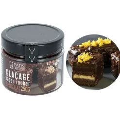 Cerf Dellier Glaçages Et Nappages*Glacage Facon Rocher Chocolat Patisdecor 250 G