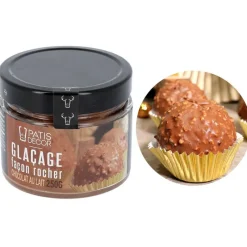 Cerf Dellier Glaçages Et Nappages*Glacage Facon Rocher Chocolat Au Lait Patisdecor 250 G
