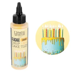 Cerf Dellier Glaçages Et Nappages*Glacage Pour Drip Cake Jaune Patisdecor 120 G