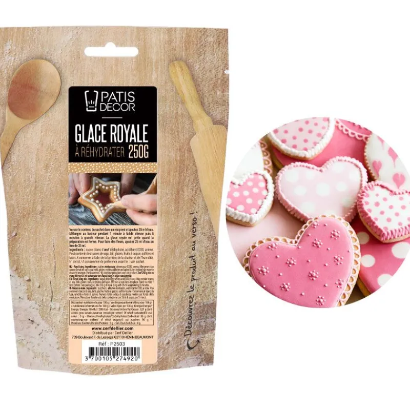 Cerf Dellier Glaçages Et Nappages*Glace Royale A Rehydrater Patisdecor 250 G