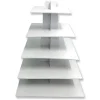 Grand Presentoir Cupcakes Blanc Carre>Cerf Dellier New