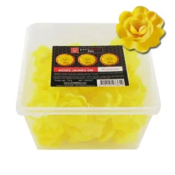 Grandes Roses Jaunes En Azyme Patisdecor Pro (X40)>Cerf Dellier Clearance