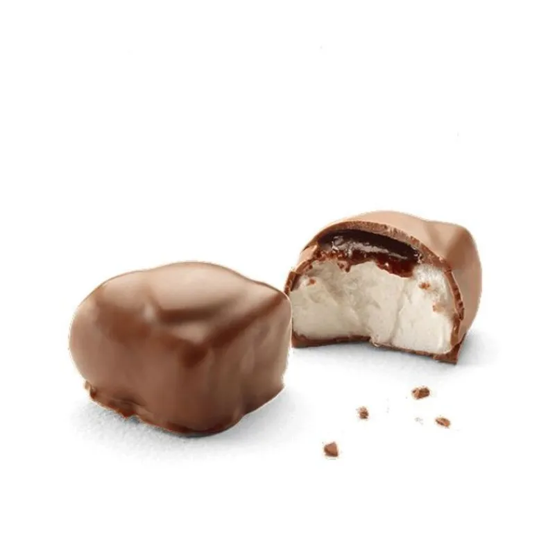 Cerf Dellier Bonbons Et Dragées*Guimauves Au Chocolat Noir Et Caramel A La Fleur De Sel - 120G