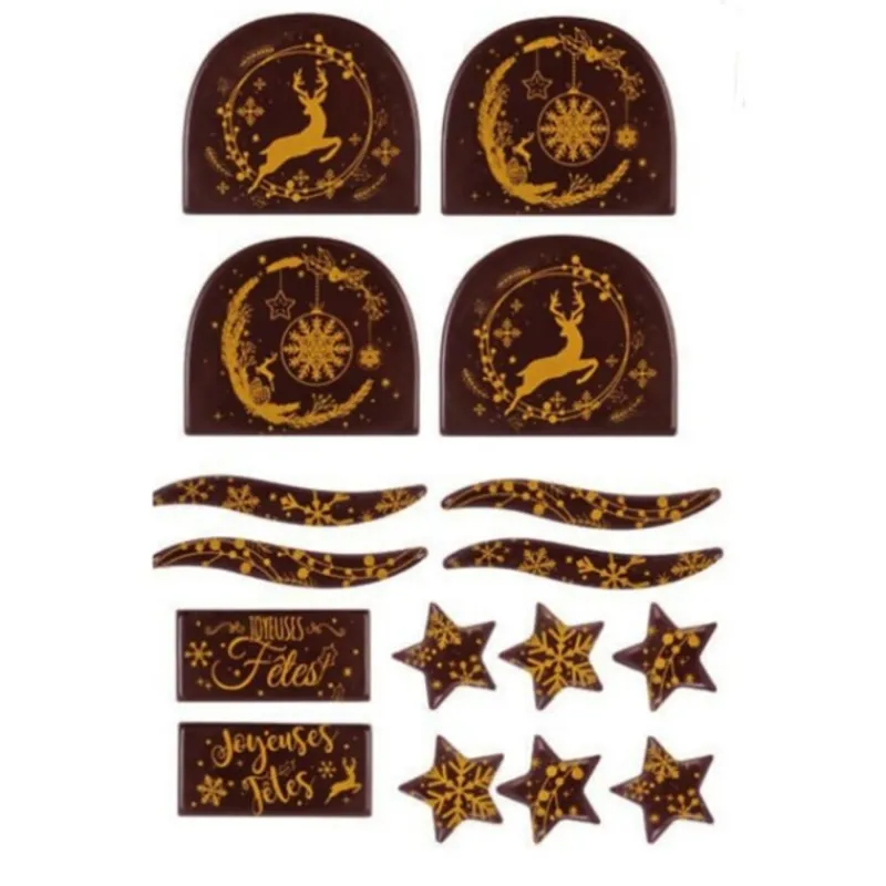 Kit Décors De Bûches En Chocolat Pour 14 Bûches>Cerf Dellier