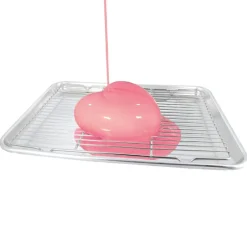 Cerf Dellier Grilles A Patisserie*Kit De Glacage Grille + Bac 45 X 33 Cm