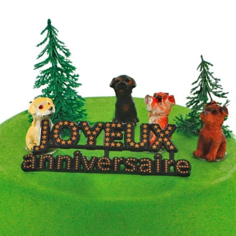 Kit Decor Gateau Chiens>Cerf Dellier