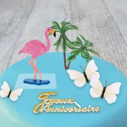 Kit Decor Gateau Flamant Rose>Cerf Dellier New