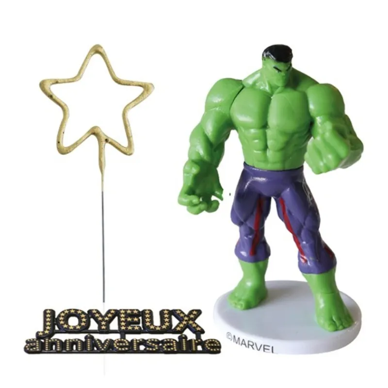 Kit Decor Gateau Hulk>Cerf Dellier Hot