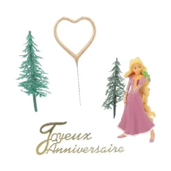 Kit Decor Gateau Princesse Aux Longs Cheveux>Cerf Dellier