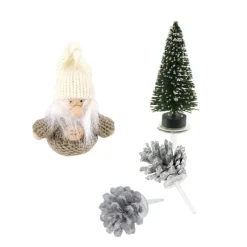 Kit Decor Noël Lutin Gris>Cerf Dellier Clearance