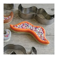 Cerf Dellier Emporte-Pièces Et Découpoirs*Lot De 3 Emporte-Pièces Moustaches Inox