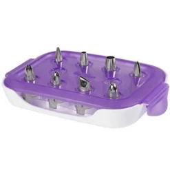Cerf Dellier Douilles*Malette De Douilles Wilton Debutant (8 Douilles Et Une Boite De Rangement)