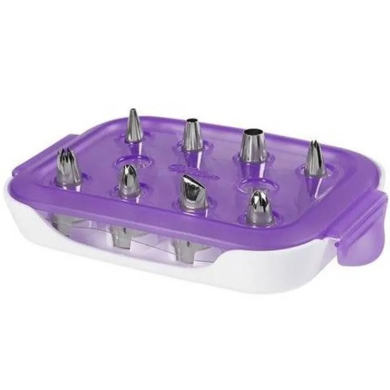 Cerf Dellier Douilles*Malette De Douilles Wilton Debutant (8 Douilles Et Une Boite De Rangement)