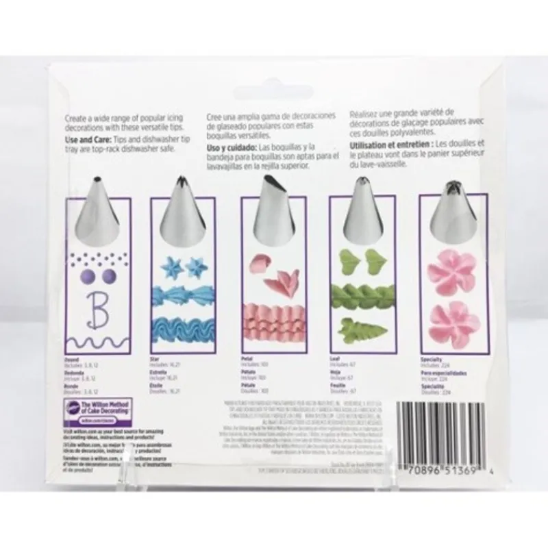 Cerf Dellier Douilles*Malette De Douilles Wilton Debutant (8 Douilles Et Une Boite De Rangement)