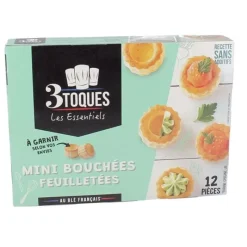 Cerf Dellier Prets A Garnir Salés*Mini Bouchees Feuilletees A Garnir (X12)