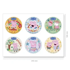 Mini Disques Azyme Peppa Pig (X6)><noscript><img width=