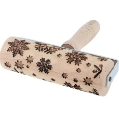 Cerf Dellier Rouleaux A Patisserie*Mini Rouleau Empreintes Flocons De Neige