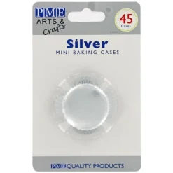 Mini-Caissettes Aluminium Argentees Pme (X45)>Cerf Dellier Online