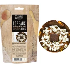 Mini-Copeaux De Chocolat Blanc Patisdecor 100 G>Cerf Dellier New