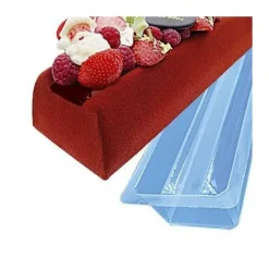 Cerf Dellier Moules À Bûche*Moule A Bûche Fond Plat En Pvc (X12)