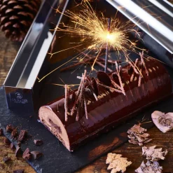 Cerf Dellier Moules À Bûche*Moule A Bûche Rond Inox Demontable 30 X 4 Cm