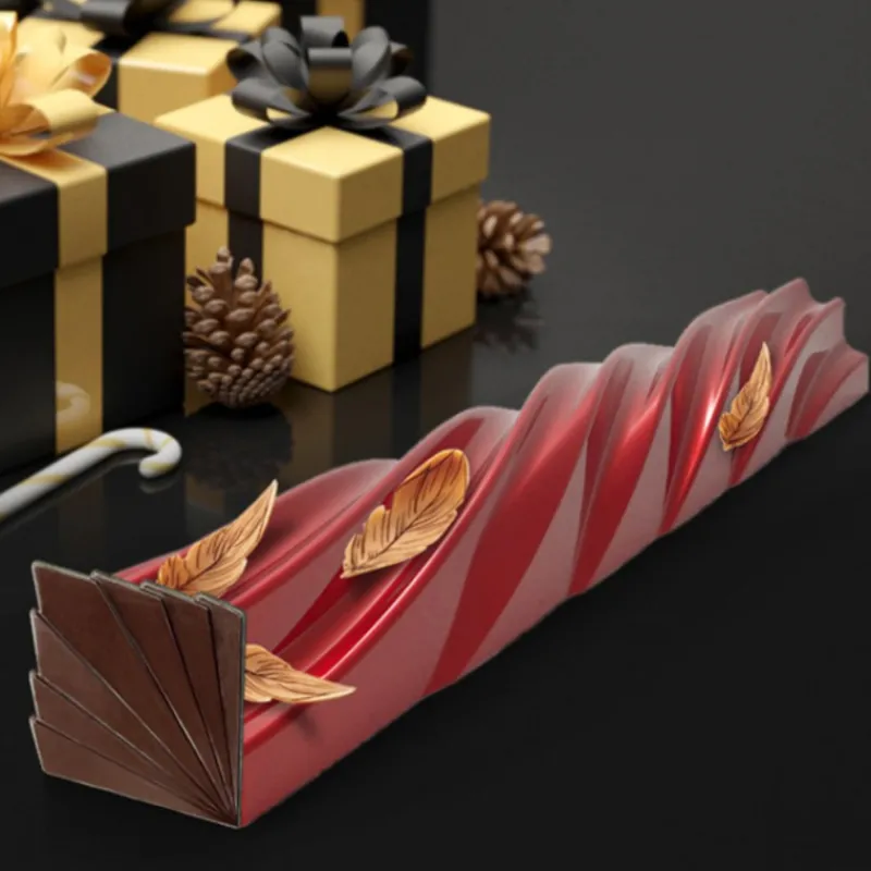 Cerf Dellier Moules À Bûche*Moule A Bûche Torsade (X 12)