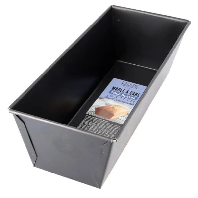 Cerf Dellier Moules À Cake*Moule A Cake Tole Bleuie 26 X 11 Cm