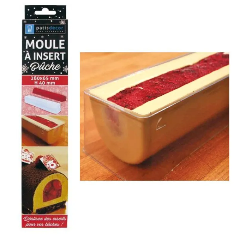 Cerf Dellier Moules À Bûche*Moule A Insert Pour Bûche Pvc Patisdecor