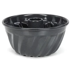 Cerf Dellier Moules À Kouglof*Moule A Kougloff Acier Emaille 22 Cm